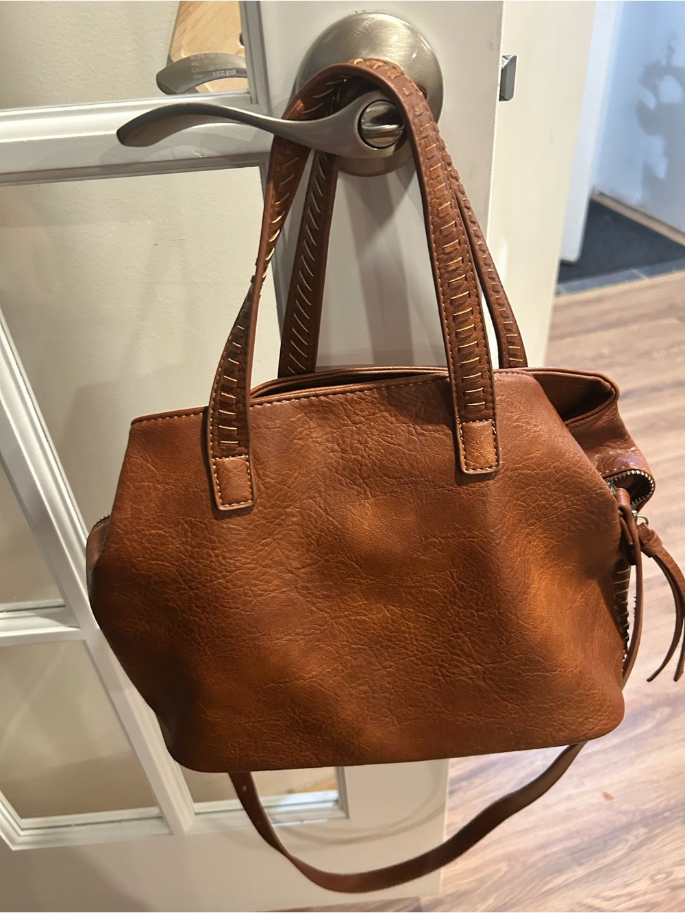 Antik Kraft Brown Leather Shoulder Tote
